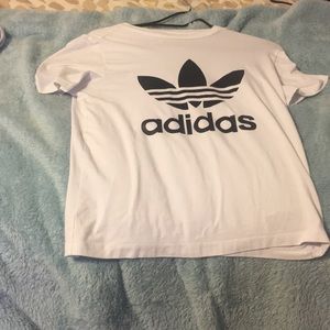 White adidas shirt